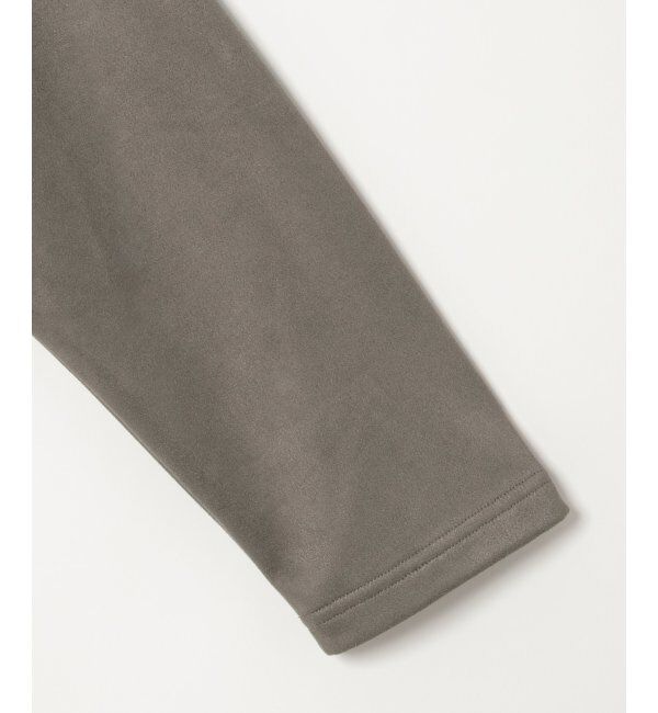 ikka「フェイクスエードフーディガン」|カーディガン|