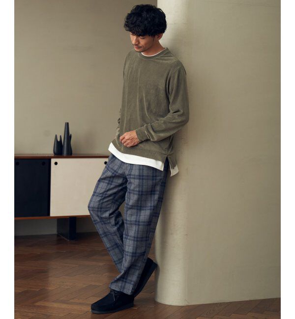 ikka「カットコールフェイクレイヤードプルオーバー」|パーカー|