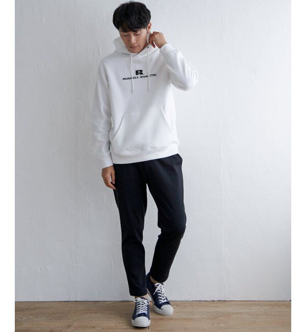 ikka「RUSSELL ATHLETIC ラッセルアスレチック 裏起毛プルパーカー」|パーカー|