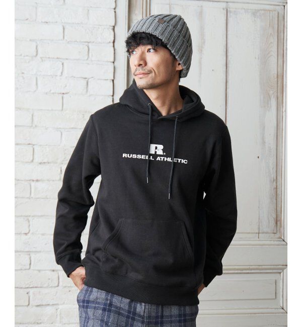 ikka「RUSSELL ATHLETIC ラッセルアスレチック 裏起毛プルパーカー」|パーカー|