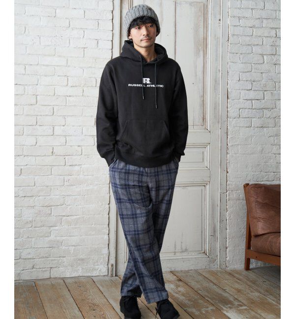 ikka「RUSSELL ATHLETIC ラッセルアスレチック 裏起毛プルパーカー」|パーカー|