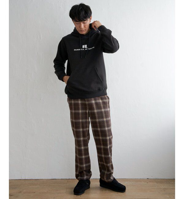 ikka「RUSSELL ATHLETIC ラッセルアスレチック 裏起毛プルパーカー」|パーカー|