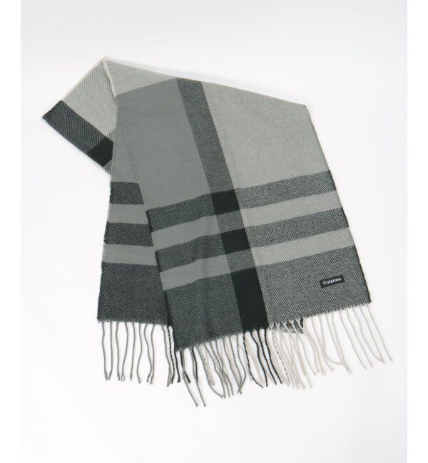 ikka「【抗菌防臭】チェックマフラー」|マフラー|