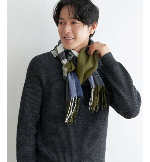 ikka「【抗菌防臭】チェックマフラー」|マフラー|