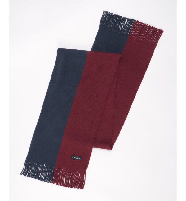 ikka「【抗菌防臭】ラッセルバイカラーマフラー」|マフラー|