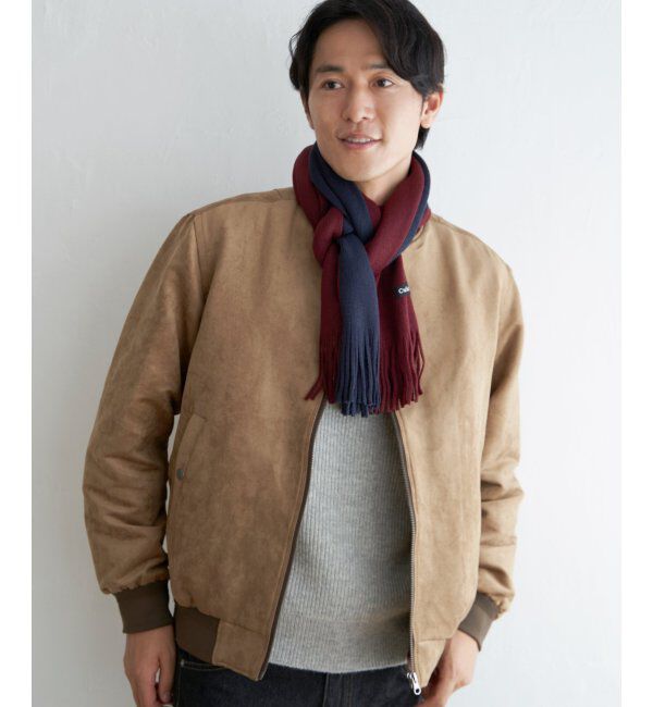 ikka「【抗菌防臭】ラッセルバイカラーマフラー」|マフラー|