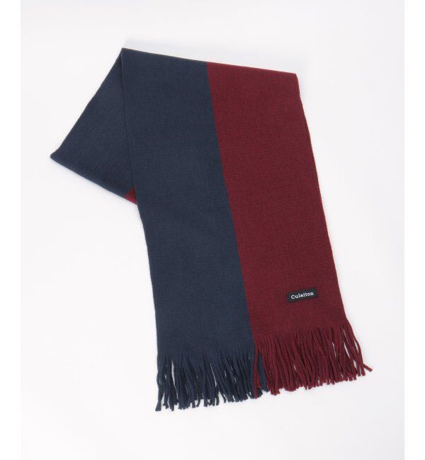 ikka「【抗菌防臭】ラッセルバイカラーマフラー」|マフラー|