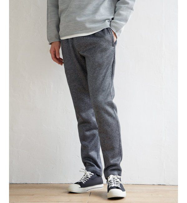 ikka「ニットフリースイージーテーパードパンツ」|その他|