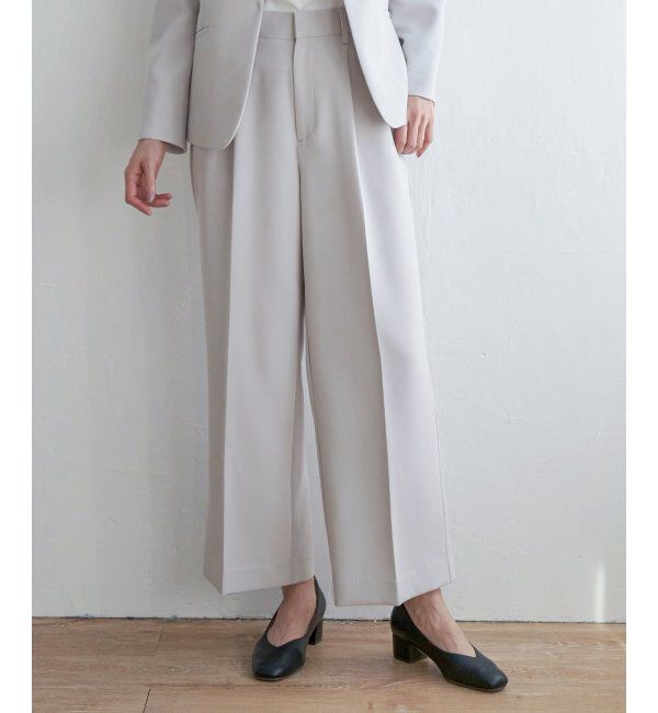 IKKA LOUNGE「ウォッシャブルワイドパンツ」|その他|