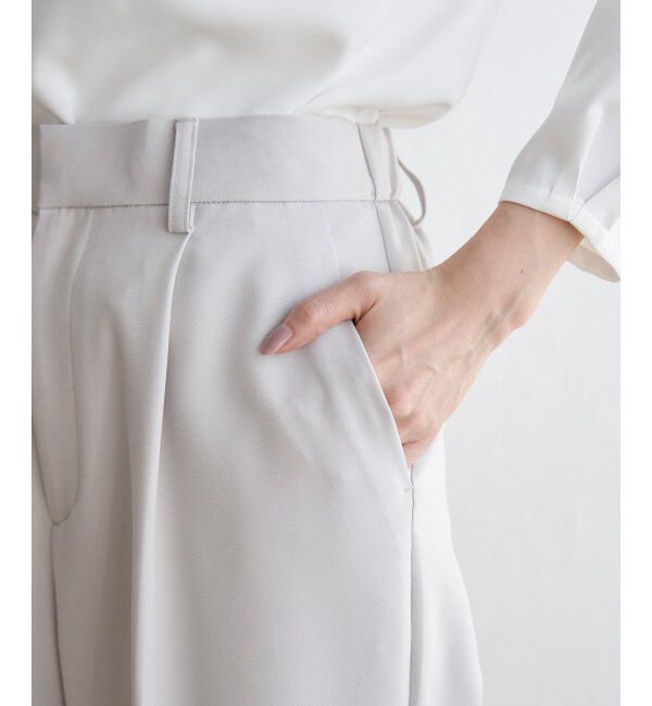 IKKA LOUNGE「ウォッシャブルワイドパンツ」|その他|