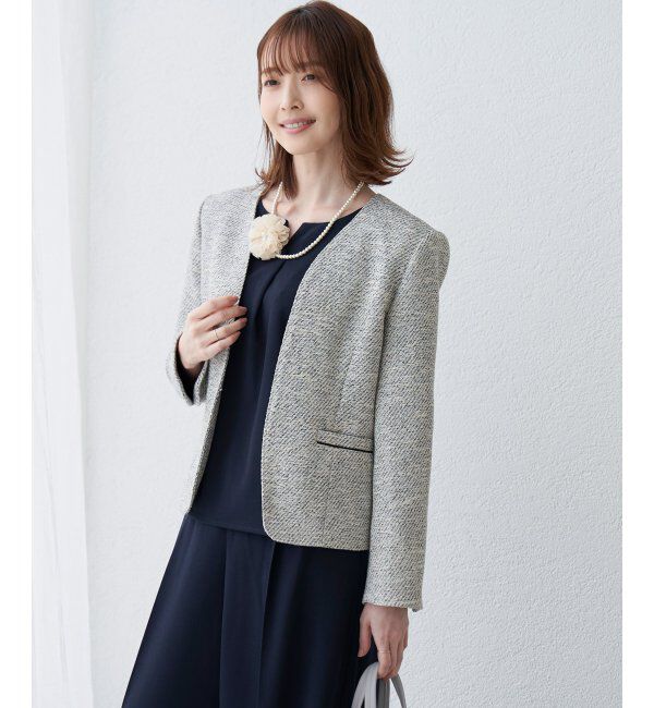 IKKA LOUNGE「ファンシーツイードジャケット」|その他|