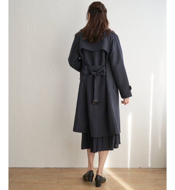IKKA LOUNGE「撥水ロングトレンチコート」|その他|