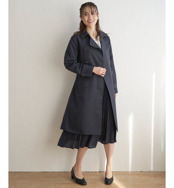 IKKA LOUNGE「撥水ロングトレンチコート」|その他|