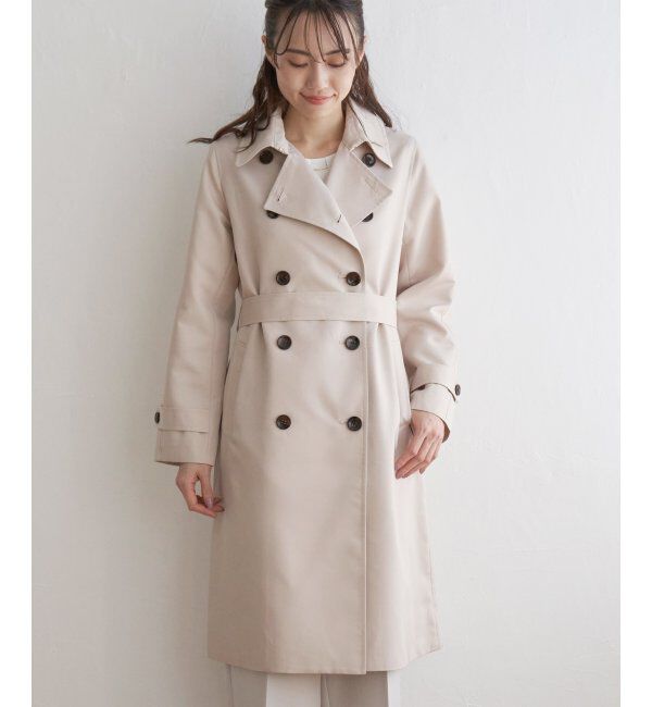 IKKA LOUNGE「撥水ロングトレンチコート」|その他|