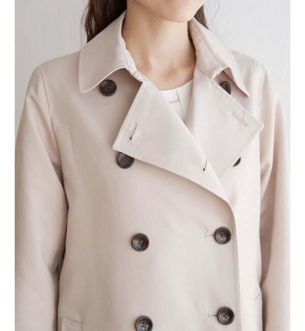 IKKA LOUNGE「撥水ロングトレンチコート」|その他|