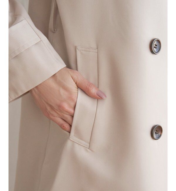 IKKA LOUNGE「撥水ロングトレンチコート」|その他|