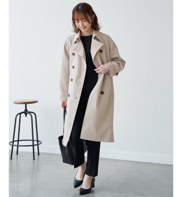 IKKA LOUNGE「撥水ロングトレンチコート」|その他|