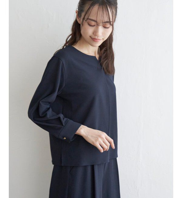 IKKA LOUNGE「【フォーマル対応／2点セット】GOKU楽 長袖フレアセット」|ワンピース|