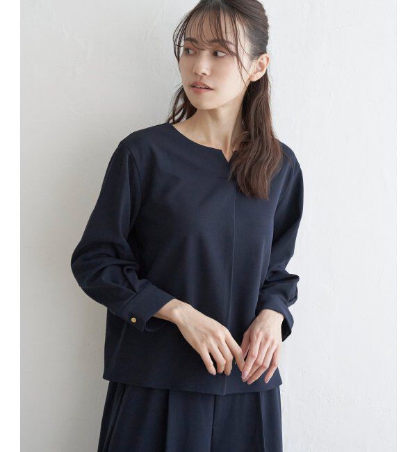 IKKA LOUNGE「【フォーマル対応／2点セット】GOKU楽 長袖フレアセット」|ワンピース|