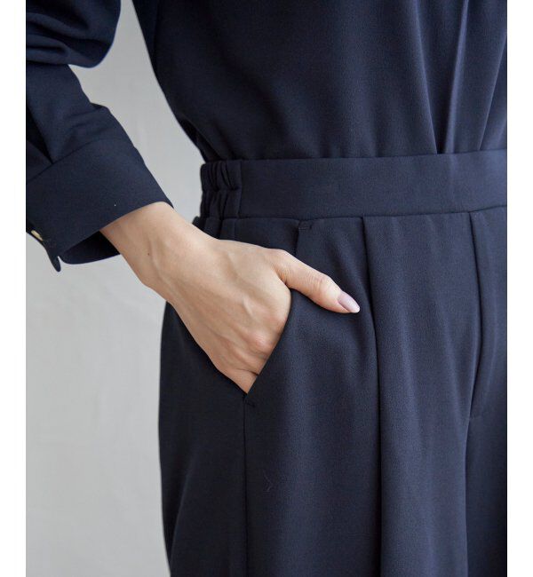 IKKA LOUNGE「【フォーマル対応／2点セット】GOKU楽 長袖フレアセット」|ワンピース|