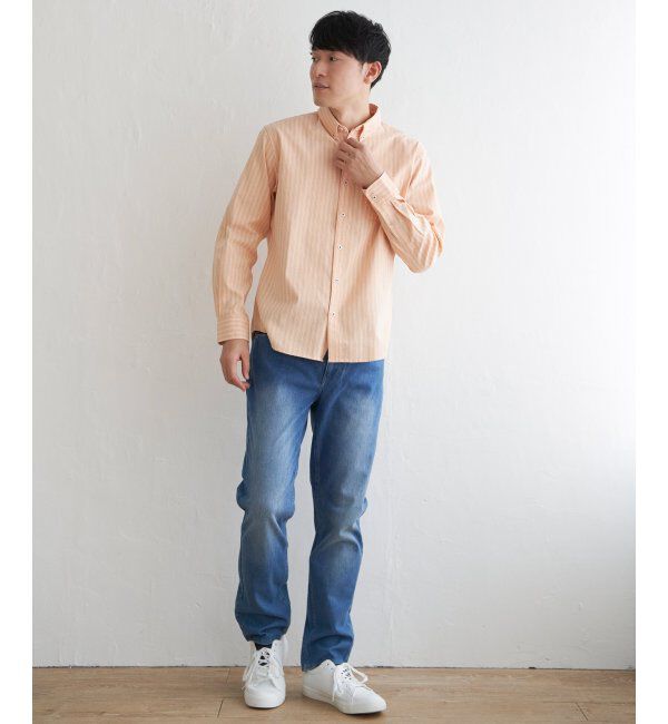 ikka「【吸水速乾】イージーケアオックスボタンダウンシャツ」|シャツ・ブラウス|