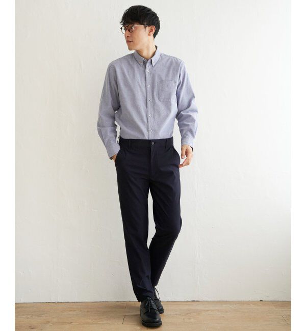 ikka「【吸水速乾】イージーケアオックスボタンダウンシャツ」|シャツ・ブラウス|