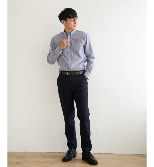 ikka「【吸水速乾】イージーケアオックスボタンダウンシャツ」|シャツ・ブラウス|