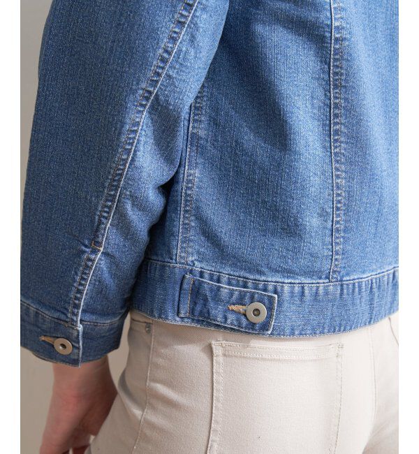 ikka「ストレッチノーカラーデニムGジャン」|その他|