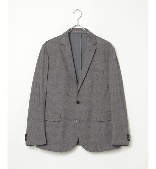 IKKA LOUNGE「【セットアップ対応】モックロディープリントジャケット」|テーラードジャケット|グレイ