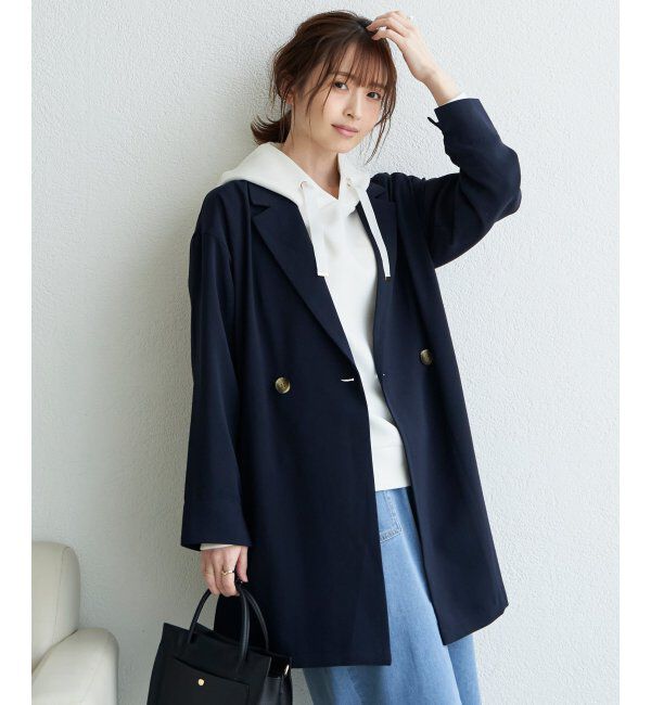 ikka「ゆるテーラードコート」|その他|