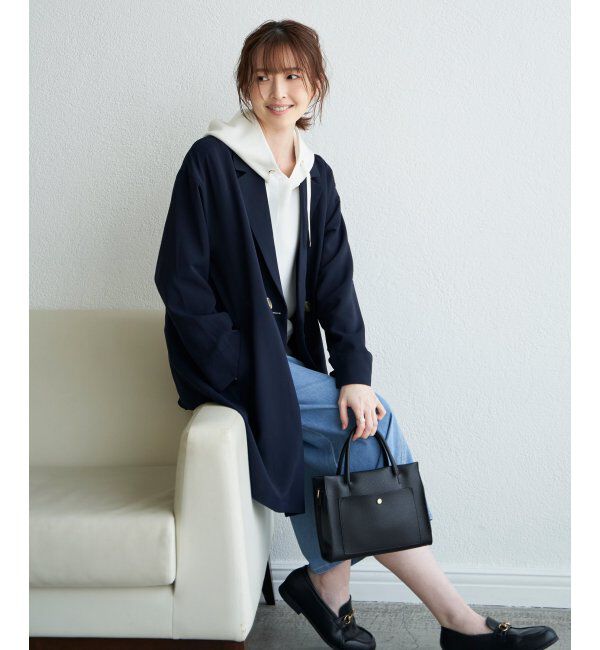 ikka「ゆるテーラードコート」|その他|