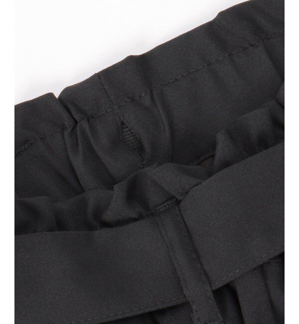 ikka kids「【接触冷感／速乾】リボンベルト付きワイドパンツ（120~160cm）【UVカット】」|その他|