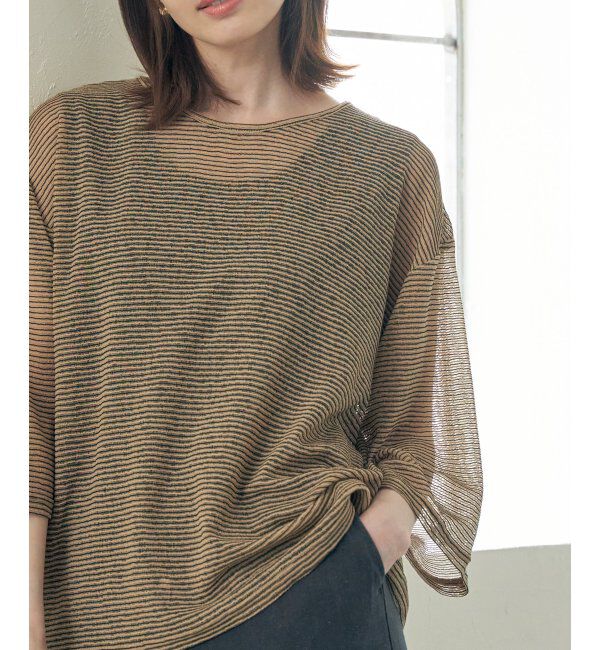 ikka「【2点セット】シアーボーダーアンサンブル」|その他|