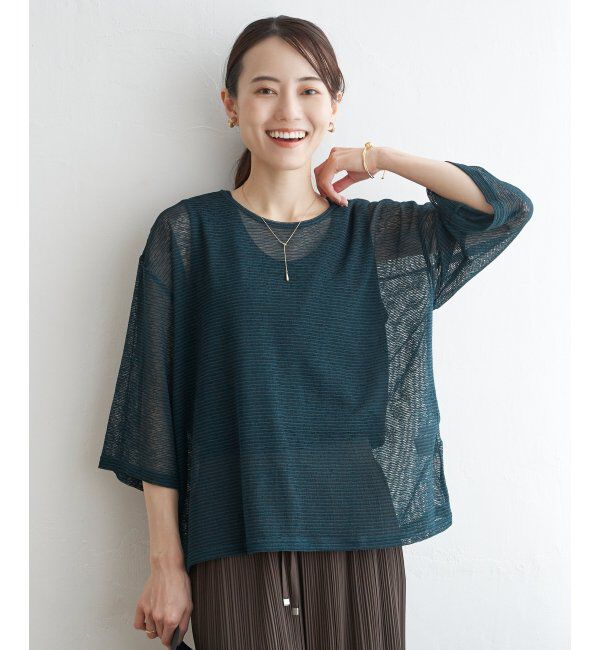 ikka「【2点セット】シアーボーダーアンサンブル」|その他|