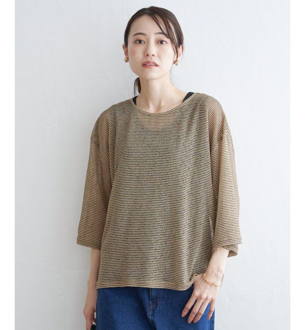 ikka「【2点セット】シアーボーダーアンサンブル」|その他|