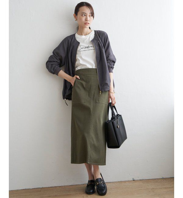 ikka「ロゴフォトプリントロンＴ」|Tシャツ・カットソー|