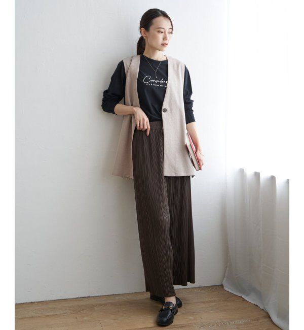 ikka「ロゴフォトプリントロンＴ」|Tシャツ・カットソー|