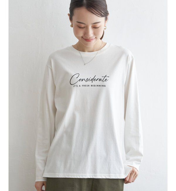 ikka「ロゴフォトプリントロンＴ」|Tシャツ・カットソー|