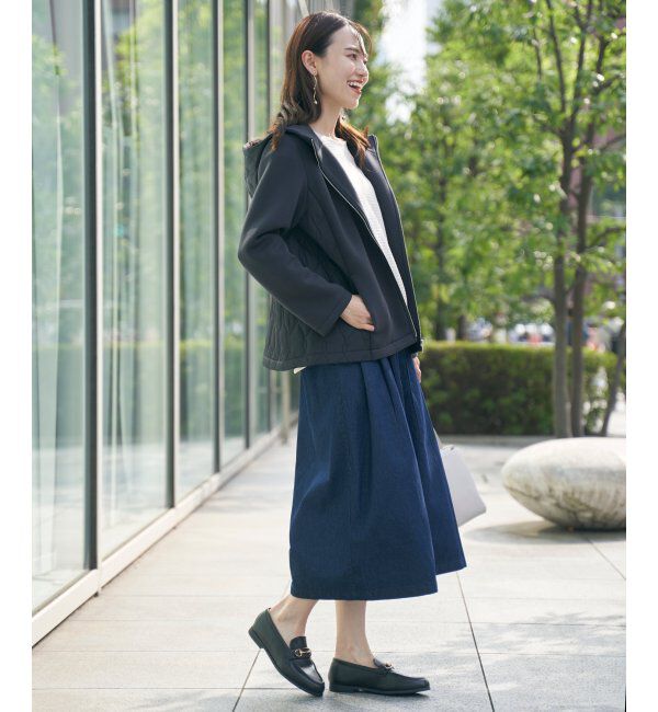 IKKA LOUNGE「【洗濯機で洗える】GOKU楽ダンボールフードコート」|ブルゾン・スタジャン|