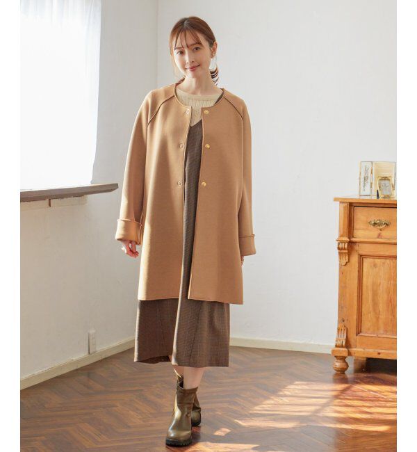 ikka「Vネックジャンパースカート」|ワンピース|