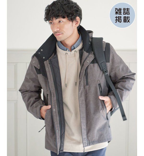 ikka「【撥水／保温】sorona(R) 3WAYマウンテンパーカー」|その他|