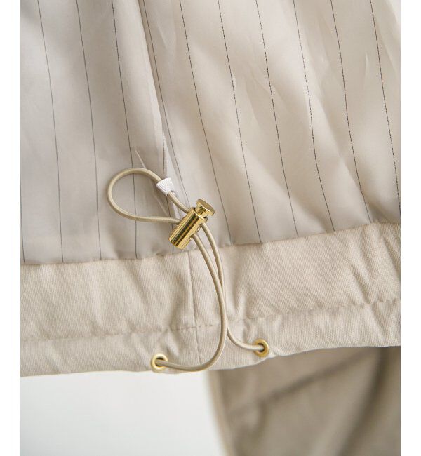 ikka「細コールボリューム襟ベスト」|ダウンベスト・ベスト|