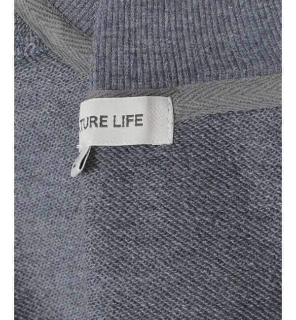 ikka「URBAN NATURE LIFE アーバンネイチャーライフ スウェットジップアップ」|カーディガン|