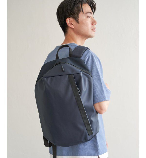 ikka「撥水コートバックパック」|その他|ネイビーブルー