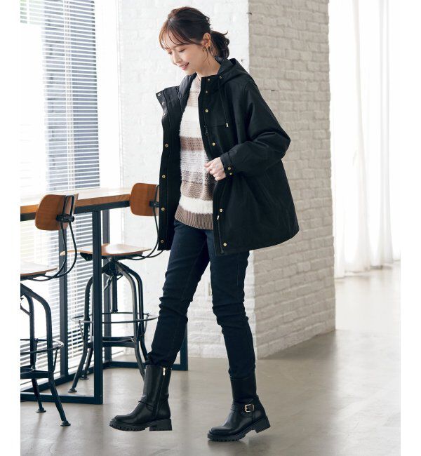 ikka「sorona(R) 撥水3WAYコート」|ブルゾン・スタジャン|