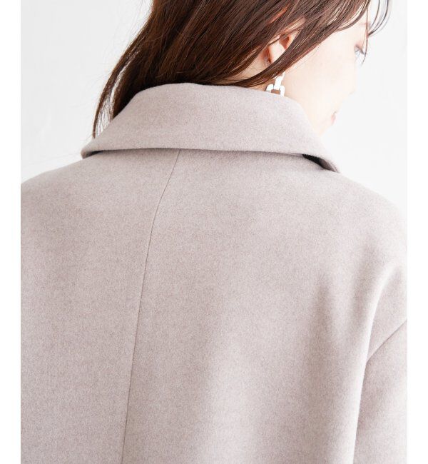 ikka「ウールライクストレッチテーラーコート」|その他|