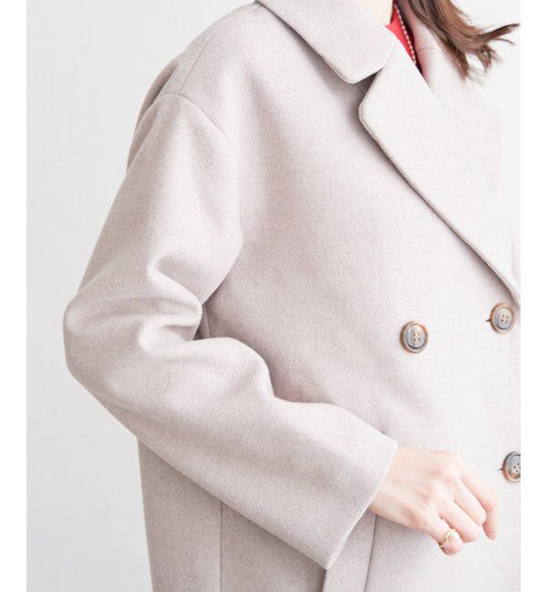 ikka「ウールライクストレッチテーラーコート」|その他|