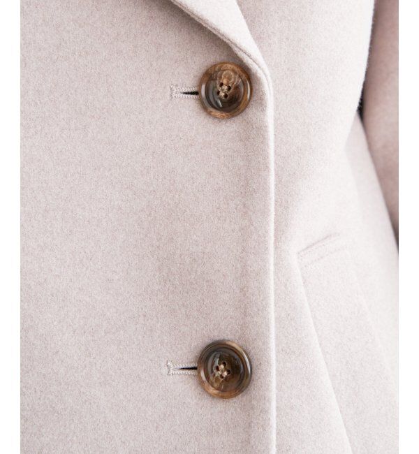 ikka「ウールライクストレッチテーラーコート」|その他|