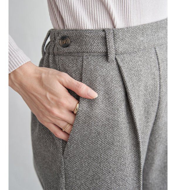 IKKA LOUNGE「【2点セット】ペプラムジレパンツセット」|ワンピース|