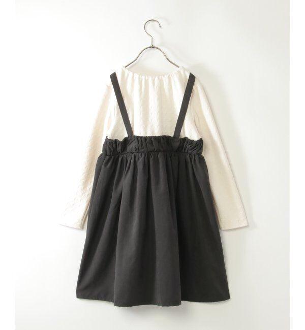 ikka kids「フクレジャガードドッキングワンピース（120~160cm）」|スカート|